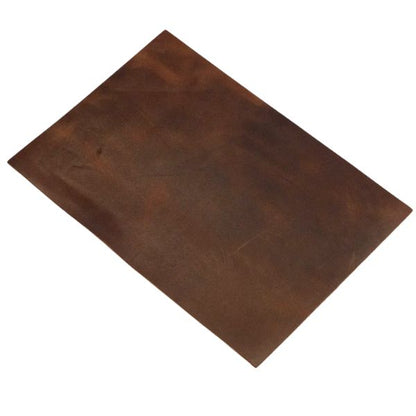 LEATHER Horween Dublin / Cut Panel Brown Nut A4 4-6 oz / Mollies New Zealand
