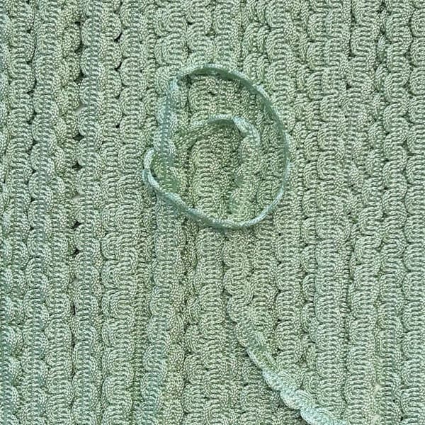 GIMP BRAID Wave 9mm Mint / Mollies New Zealand