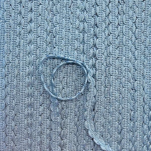 GIMP BRAID Wave 9mm Mid Blue / Mollies New Zealand