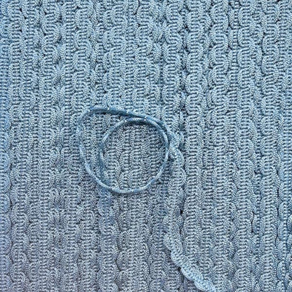 GIMP BRAID Wave 9mm Mid Blue / Mollies New Zealand