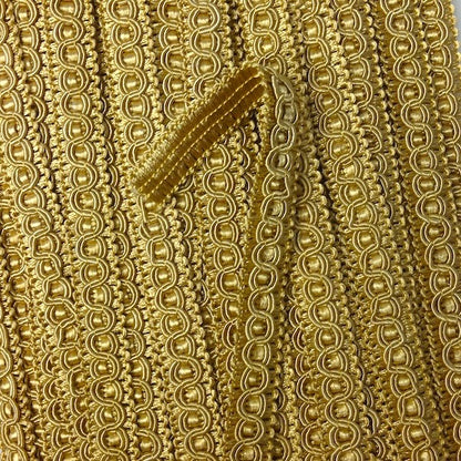 GIMP BRAID Fancy 15mm Gold / Mollies New Zealand