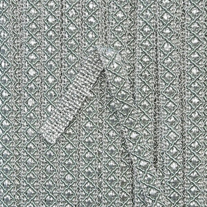 GIMP BRAID Zag 13mm Blue Green Ice Per meter / Mollies New Zealand