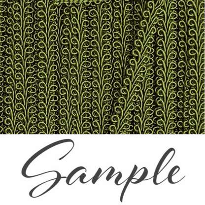 GIMP BRAID French 10mm Moss / Mollies New Zealand