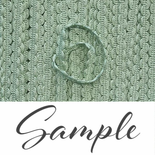 GIMP BRAID Wave 9mm Mint / Mollies New Zealand