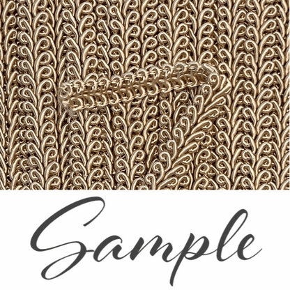 GIMP BRAID French 12mm Beige Gold / Mollies New Zealand