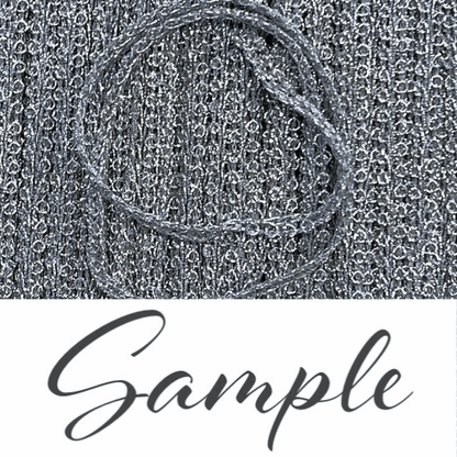 GIMP BRAID French 8mm Metallic Silver / Mollies New Zealand