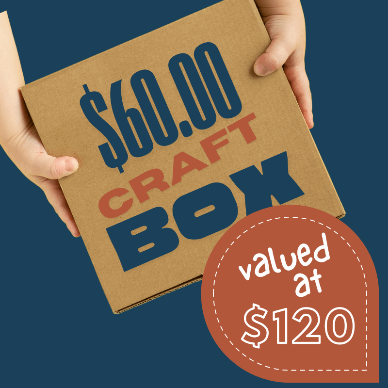 Mystery Craft Box (6-11yrs) $60 Box (RRP $120) Kids 6-11yrs / Mollies New Zealand