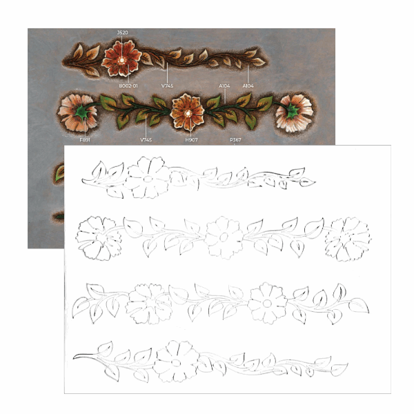 MOLLIES New Zealand / MAKERAID Embossed Pattern Belt Designs #1