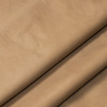 LEATHER Chrome Tanned Calf Skin / Whole Hide Tan 3-4oz / Mollies New Zealand