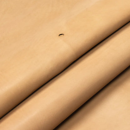 LEATHER Chrome Tanned Calf Skin / Whole Hide Natural 3-4oz / Mollies New Zealand