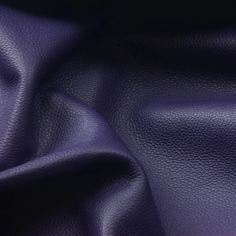 LEATHER Chrome Tanned Siena Pebble Grain / Side Purple 4-5oz / Mollies New Zealand