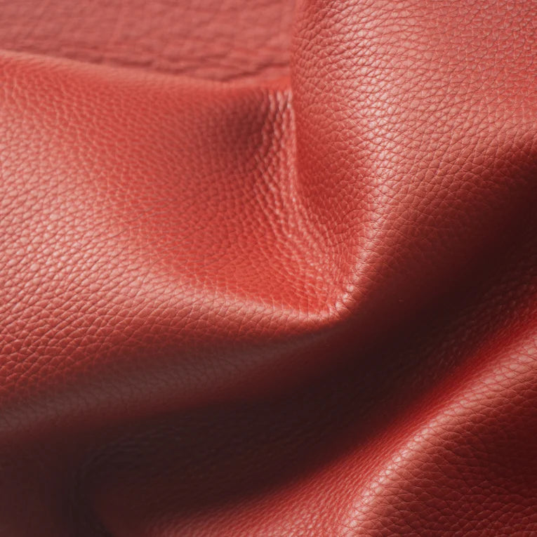 LEATHER Chrome Tanned Siena Pebble Grain / Side Red II 4-5oz / Mollies New Zealand