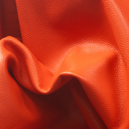 LEATHER Chrome Tanned Siena Pebble Grain / Side Gloss Red 4-5oz / Mollies New Zealand