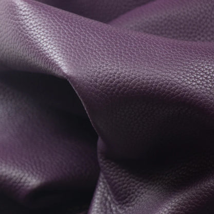 LEATHER Chrome Tanned Siena Pebble Grain / Side Grape 4-5oz / Mollies New Zealand