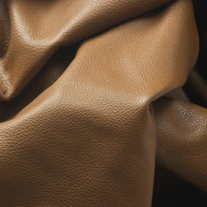 LEATHER Chrome Tanned Siena Pebble Grain / Side Russet 4-5oz / Mollies New Zealand