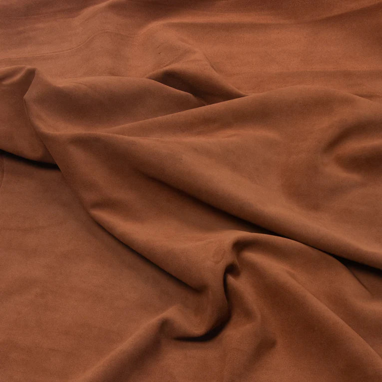 SUEDE Siena Italian Split Suede / Double Bend Russet 3-4oz / Mollies New Zealand