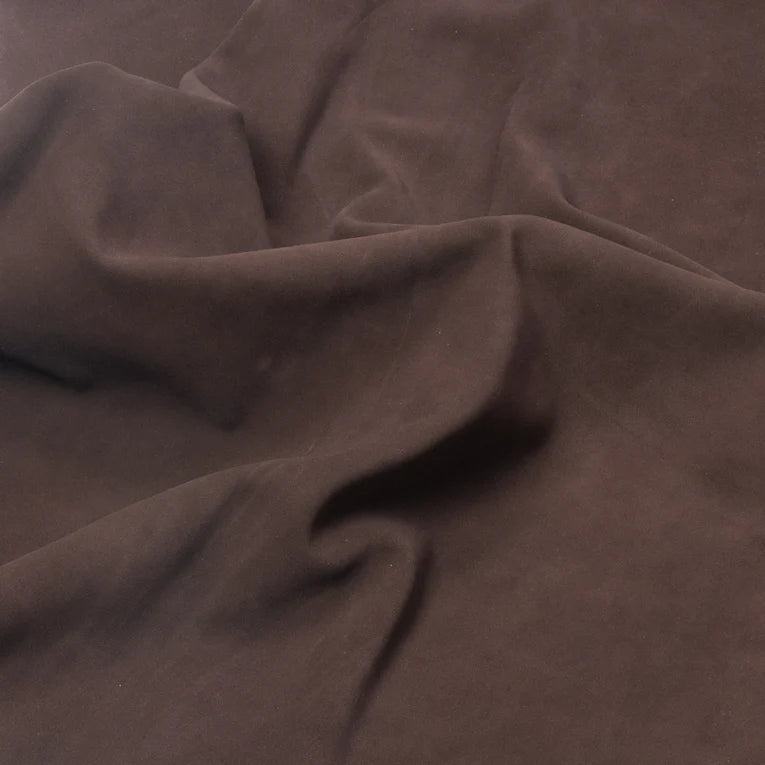 SUEDE Siena Italian Split Suede / Double Bend Brown 3-4oz / Mollies New Zealand