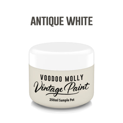 Vintage Paint Antique White 250ml / Mollies New Zealand