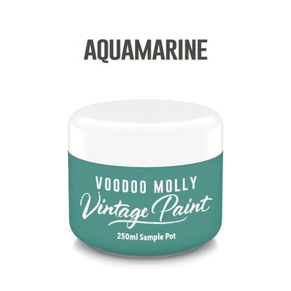 Vintage Paint Aquamarine 250ml / Mollies New Zealand