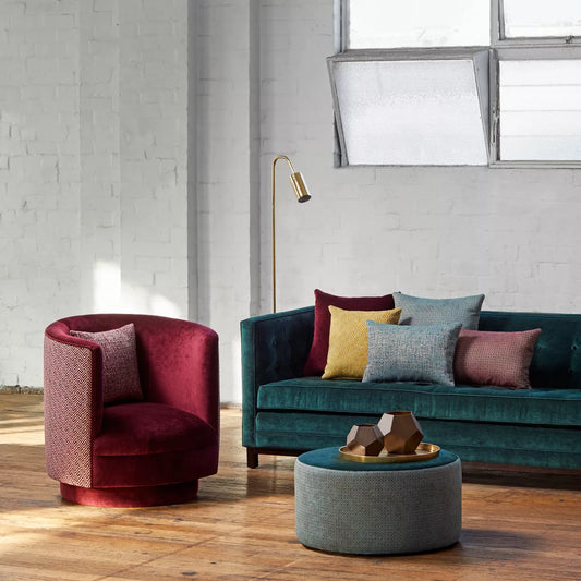 Warwick Fabric Alonzo (Indent) / Mollies New Zealand