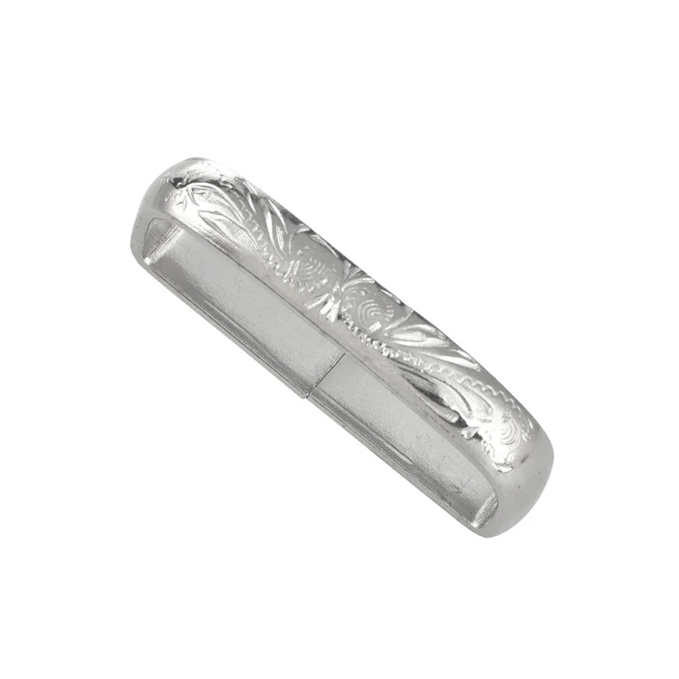 IVAN Alamo Engraved Loop Keeper Nickel Plate 38mm (1-1 2") / Mollies New Zealand