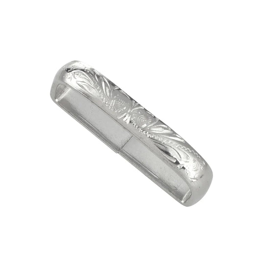 IVAN Alamo Engraved Loop Keeper Nickel Plate 38mm (1-1 2") / Mollies New Zealand