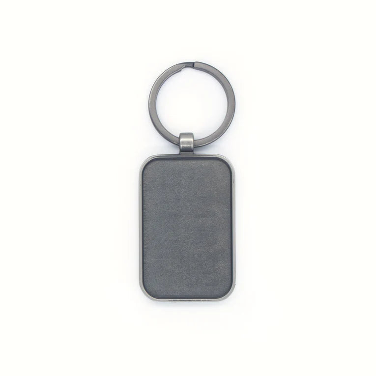 IVAN Inlay Key Ring Antique Nickel / Mollies New Zealand