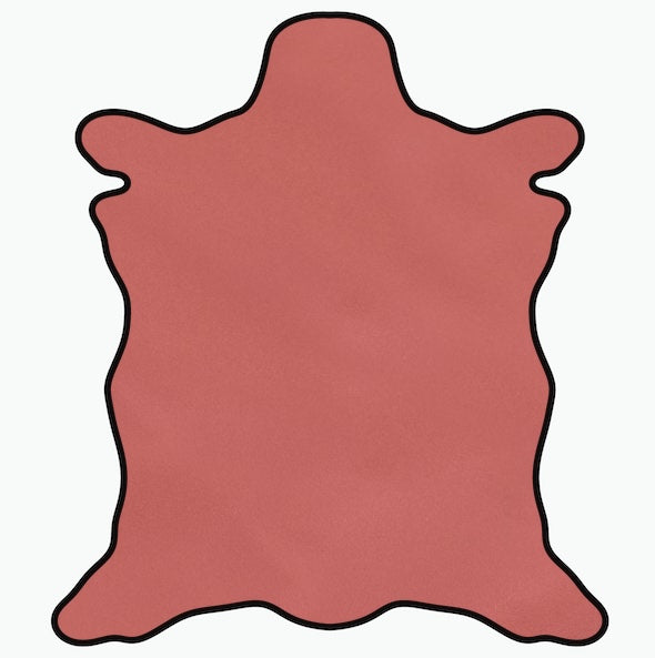 LEATHER Chrome Tanned Calfskin Hide 1oz Antique Pink / Mollies New Zealand