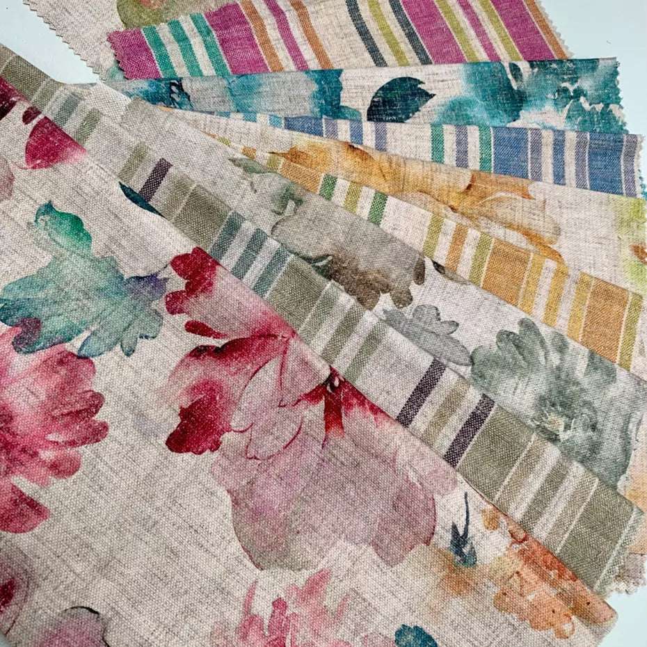 Warwick Fabric Arwen (Indent) / Mollies New Zealand