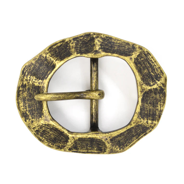 IVAN Ashforge Center Bar Buckle Antique Brass 38mm (1-1 2") / Mollies New Zealand