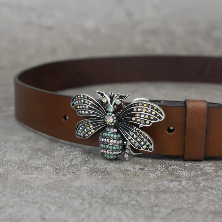 IVAN Rhinestone Honey Bee Trophy Buckle