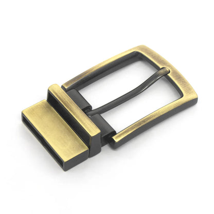 IVAN Reversible End Bar Buckle Brushed Antique Brass 32mm (1-1 4") / Mollies New Zealand