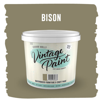Vintage Paint Bison (ER) 1 Litre / Mollies New Zealand