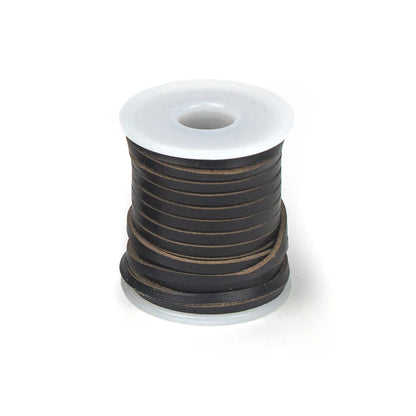 HORWEEN Chromexcel Leather Lacing 4mm 10.9m Black / Mollies New Zealand