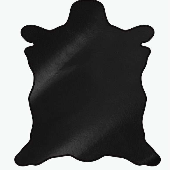 LEATHER Chrome Tanned Calfskin Hide 1oz Black / Mollies New Zealand