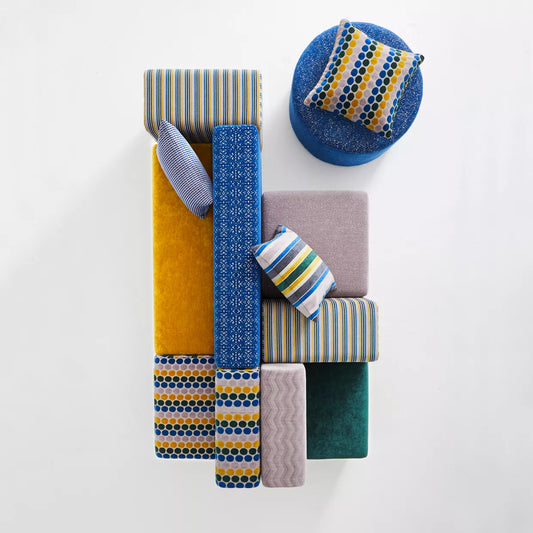 Warwick Fabric Dunard (Indent) / Mollies New Zealand