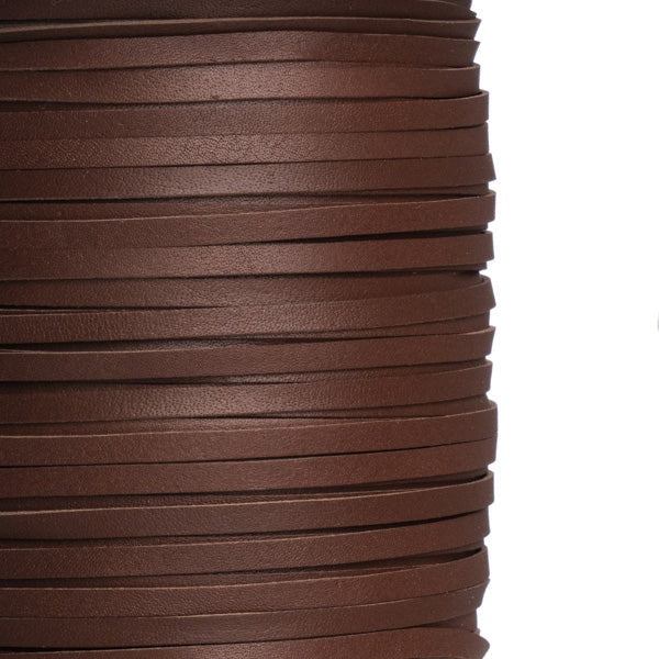 BASICS Kangaroo Leather Lacing 5mm Per Meter Brandy / Mollies New Zealand