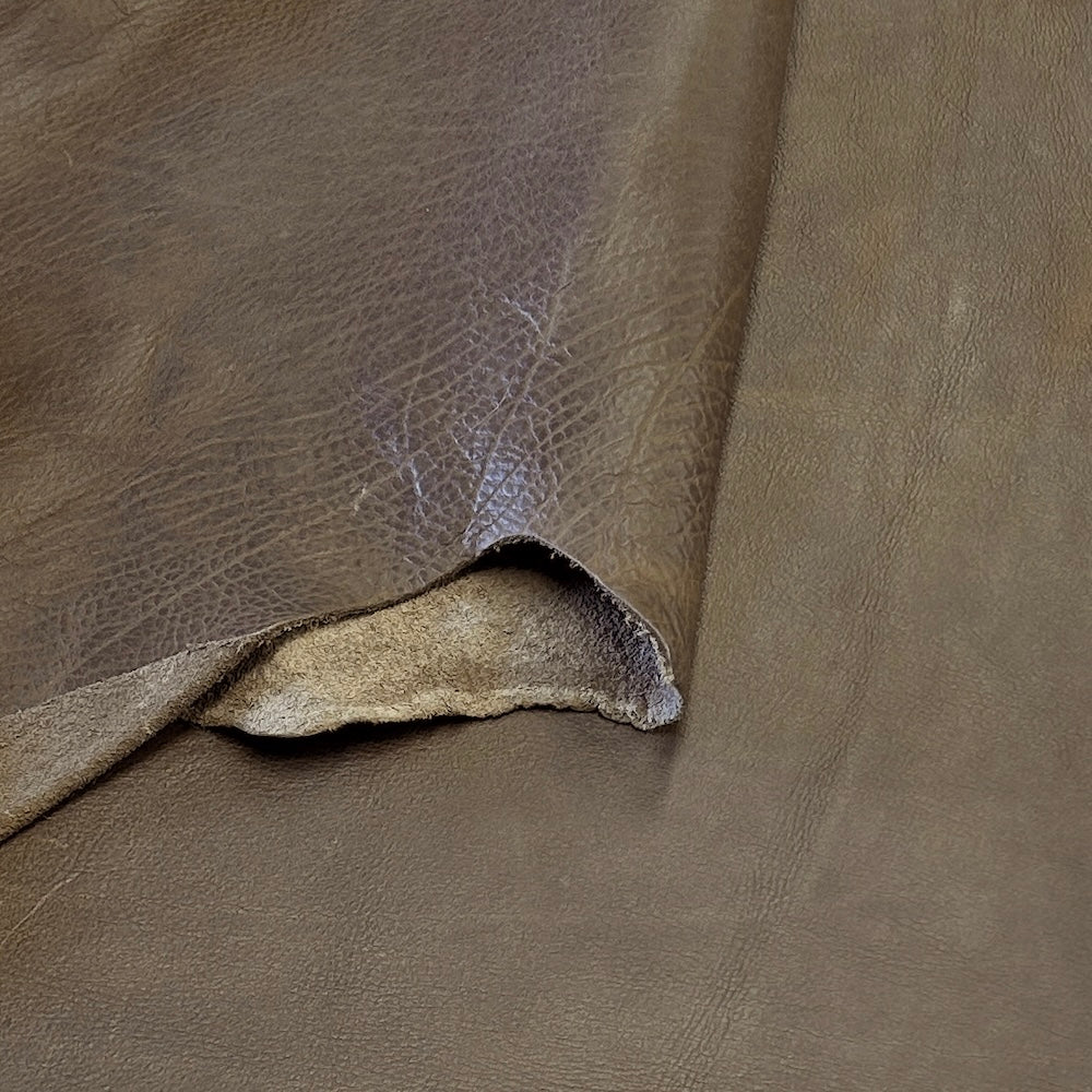 LEATHER / Chrome Tan / Piece 0.7m2 6-7oz Brown / Mollies New Zealand