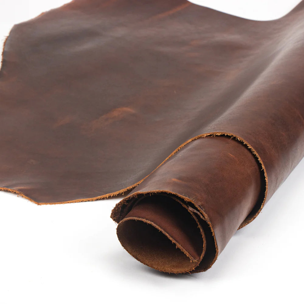 LEATHER Horween Derby / Side Brown Side 4-5oz / Mollies New Zealand