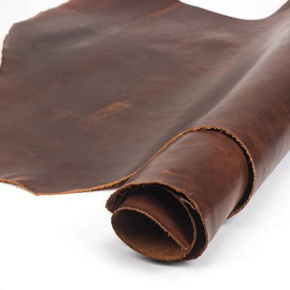 LEATHER Horween Derby / Side Brown Side 4-5oz / Mollies New Zealand