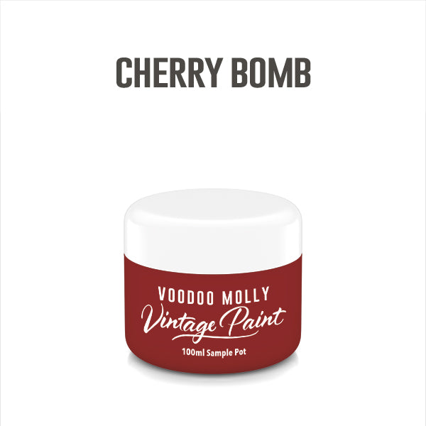 Vintage Paint Cherry Bomb 100ml / Mollies New Zealand