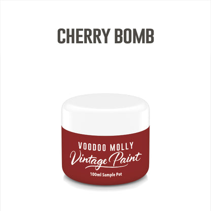 Vintage Paint Cherry Bomb 100ml / Mollies New Zealand