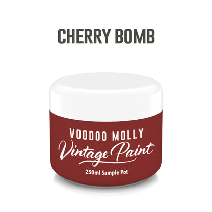 Vintage Paint Cherry Bomb 250ml / Mollies New Zealand