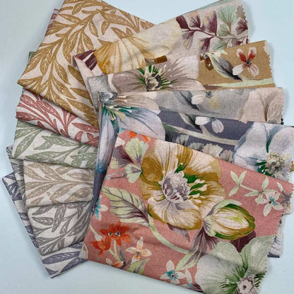 Warwick Fabric Clementine (Indent) / Mollies New Zealand