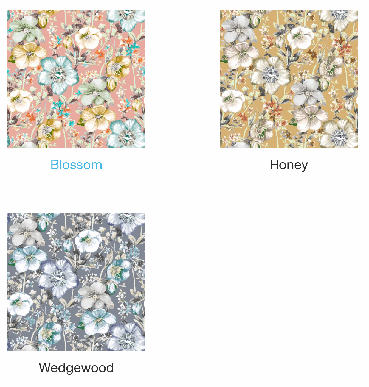 Warwick Fabric Clementine (Indent) / Mollies New Zealand