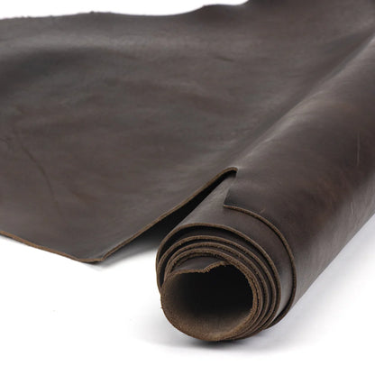 LEATHER Horween Derby / Side Coffee Bean Side 4-5oz / Mollies New Zealand