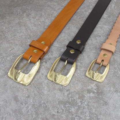 IVAN Solid Brass End Bar Buckle
