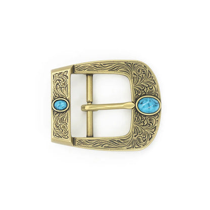 IVAN Dakota Turquoise Center Bar Buckle
