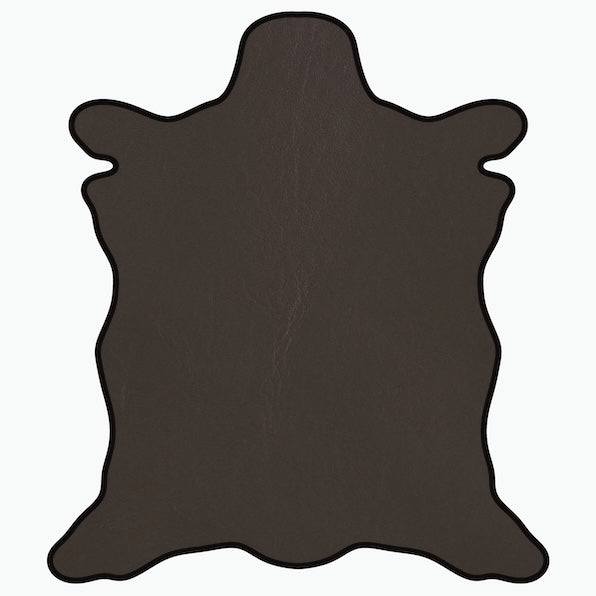 LEATHER Chrome Tanned Calfskin Hide 1oz Dark Brown / Mollies New Zealand