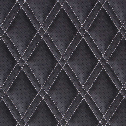 RECCO Marine/Auto Premium Vinyl Diamond Black Light Grey Per Meter / Mollies New Zealand